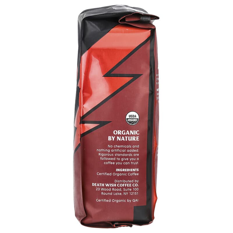 Death Wish Coffee, Ground, Dark Roast, 10 oz (283 g)