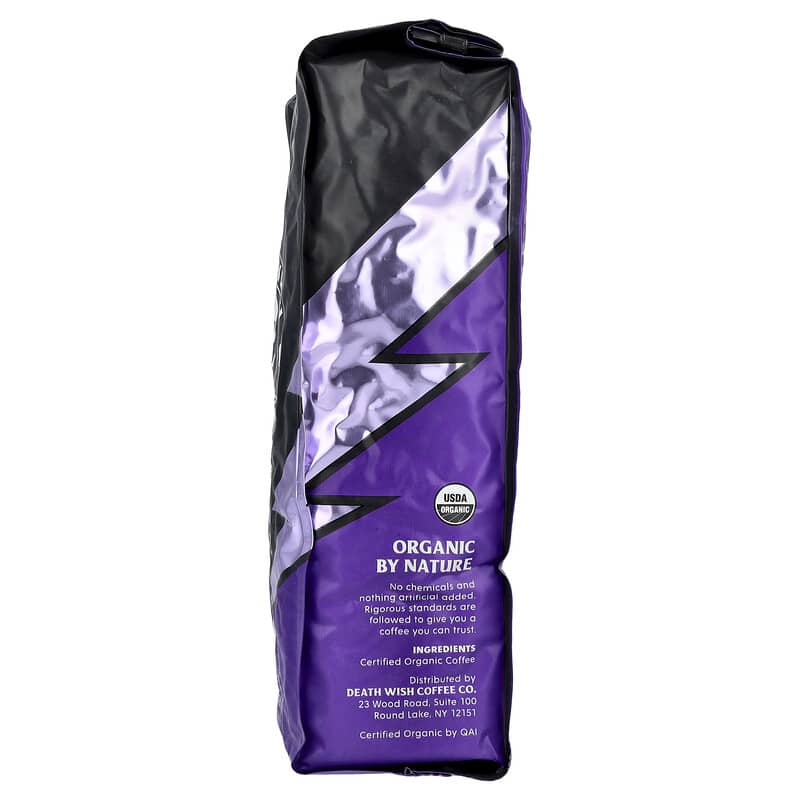 Death Wish Coffee, Dark, Whole Bean, Espresso Roast, 14 oz (396 g)