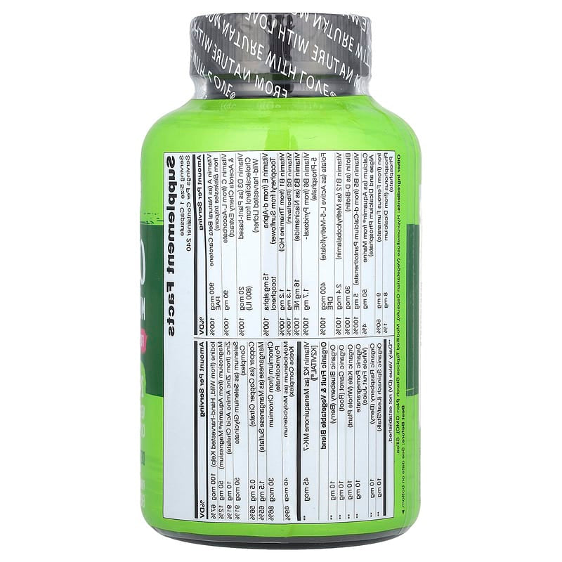 NATURELO, One Daily Multivitamin, For Women, 240 Vegetarian Capsules