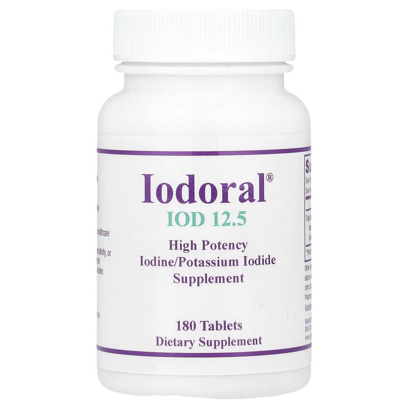 Optimox, Iodoral®, IOD 12.5, 12.5 mg, 180 Tablets