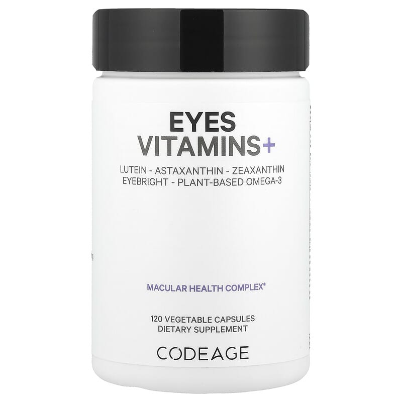 Codeage, Eyes Vitamins+, 120 Vegetable Capsules