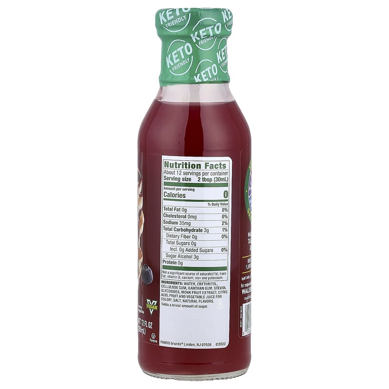 Walden Farms, Blueberry Syrup, 12 fl oz (355 ml)