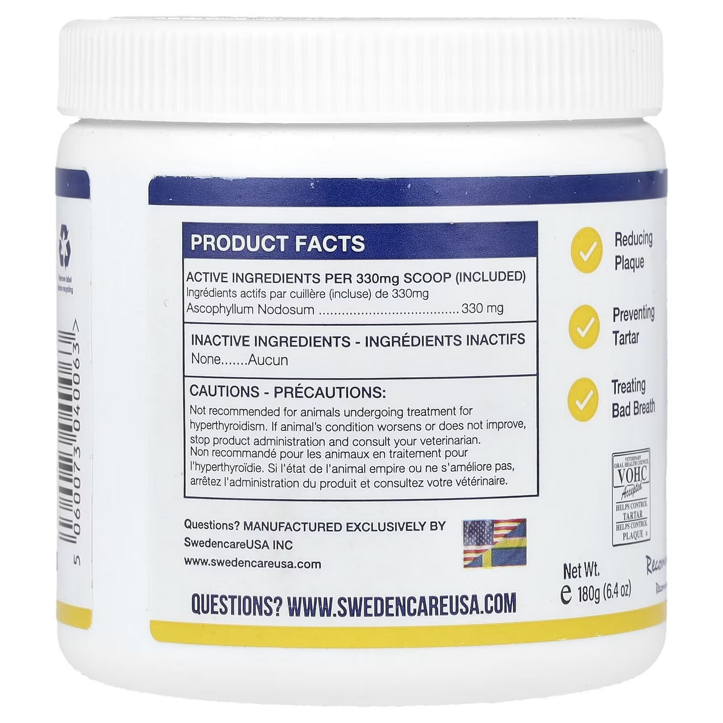ProDen, PlaqueOff Powder, 6.4 oz (180 g)