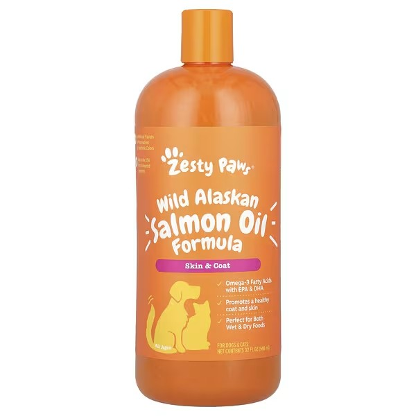 Zesty Paws, Wild Alaskan Salmon Oil 32 fl oz (946 ml)