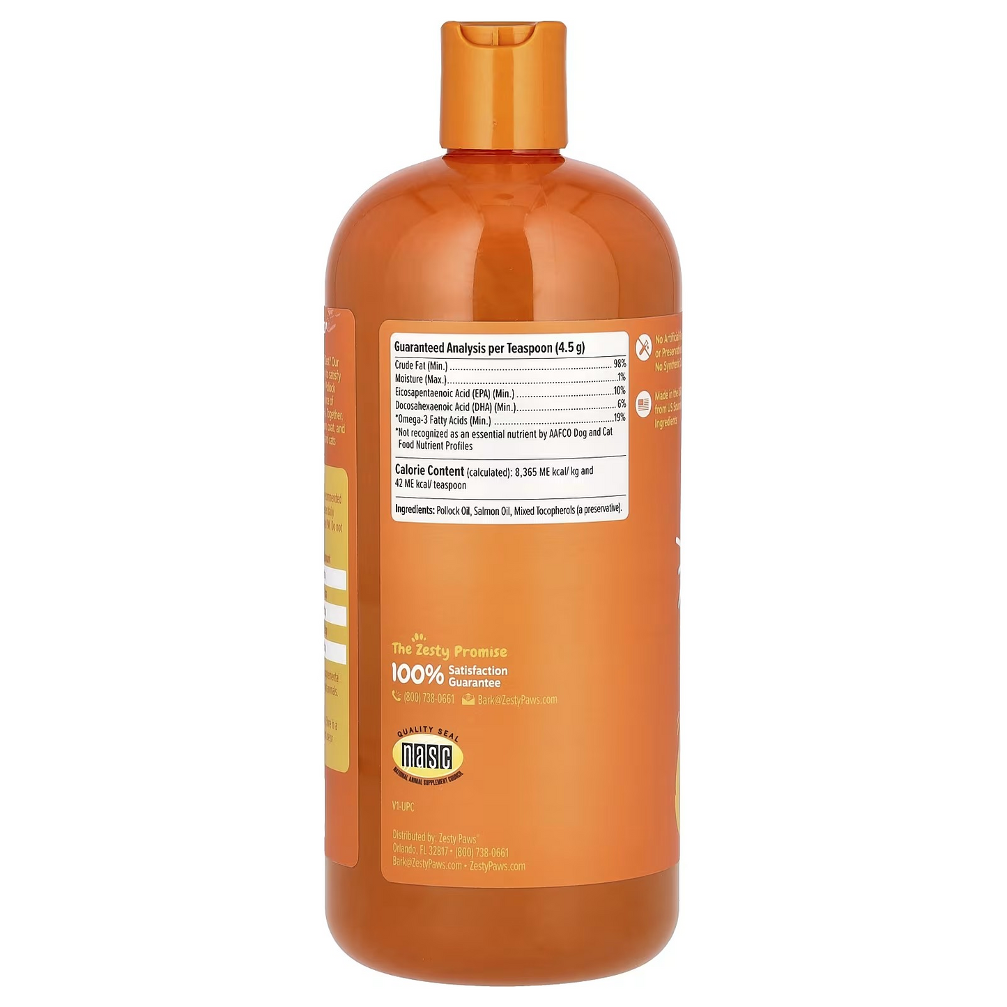 Zesty Paws, Wild Alaskan Fish Oil, For Dogs & Cats, All Ages, 32 fl oz (946 ml)