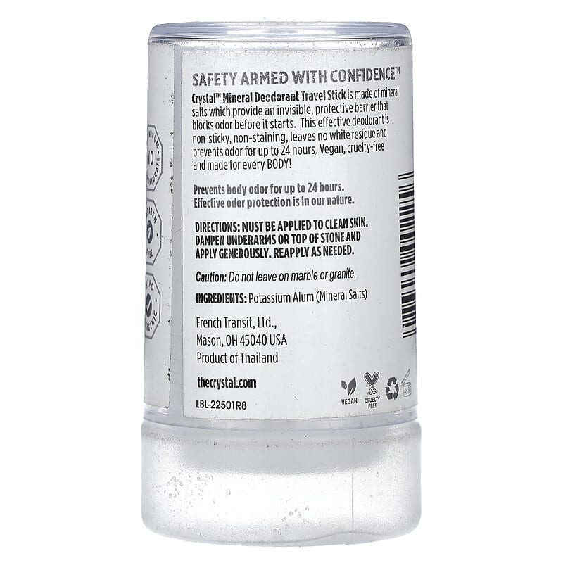 CRYSTAL, Mineral Deodorant Stick, Unscented, 1.5 oz (40 g)