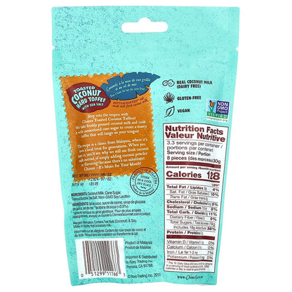 Chimes, Toasted Coconut Hard Toffee with Sea Salt, 3.5 oz (100 g)