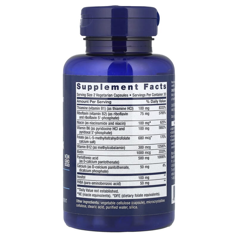 Life Extension, BioActive Complete B-Complex, 60 Vegetarian Capsules