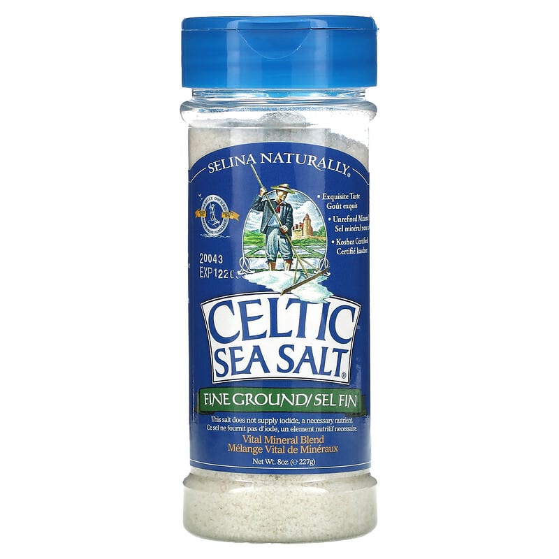Celtic Sea Salt, Fine Ground, Vital Mineral Blend, 8 oz (227 g) Celtic Sea Salt