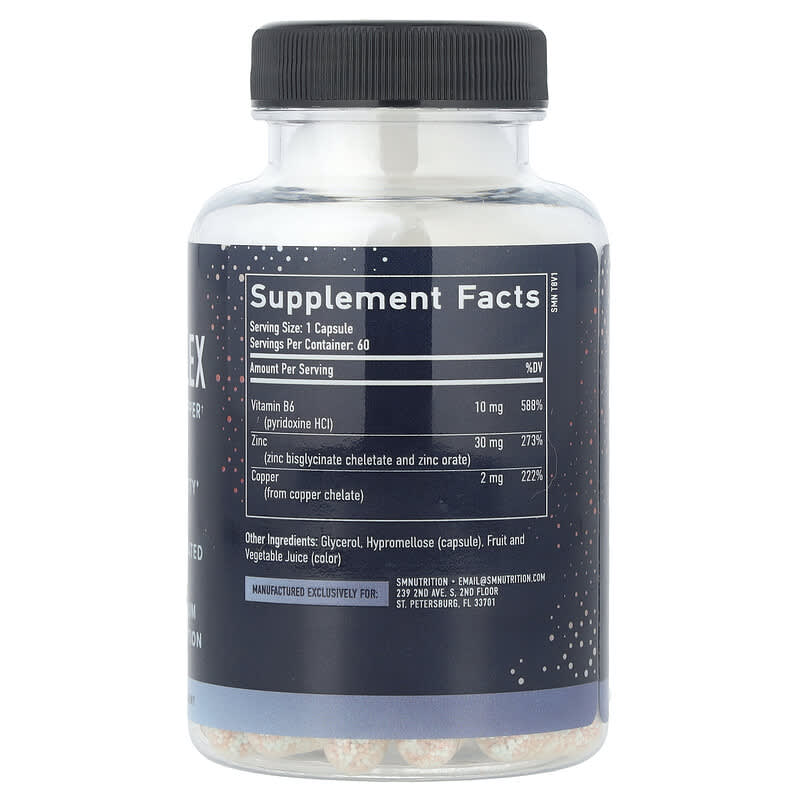 SMNutrition, Zinc Complex , 60 Capsules