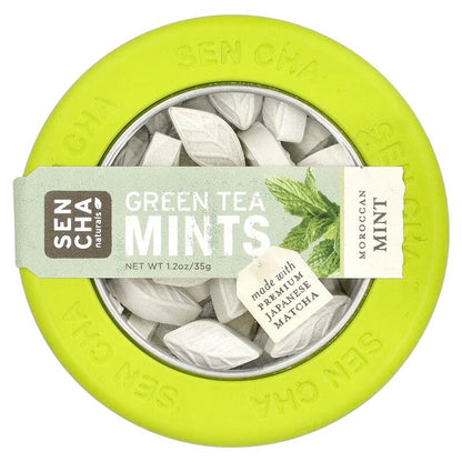Sencha Naturals, Green Tea Mints, Moroccan Mint, 1.2 oz (35 g)