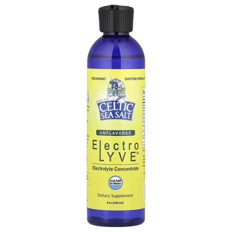 Celtic Sea Salt, Electro Lyve®, Electrolyte Concentrate, Unflavored , 8 oz (236 ml)