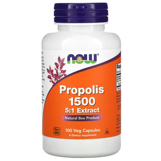 NOW Foods, Propolis 1500, 300 mg, 100 Veg Capsules