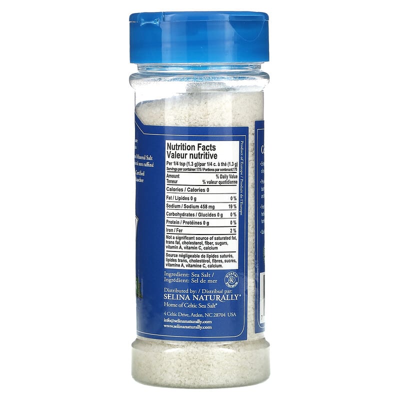 Celtic Sea Salt, Fine Ground, Vital Mineral Blend, 8 oz (227 g) Celtic Sea Salt