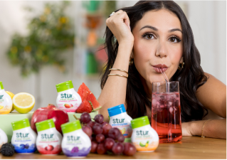 Stur Liquid Water Enhancer | Fruit Punch | Sweetened with Stevia | High in Vitamin C & Antioxidants | Sugar Free | Daily Hydration & Workout Recovery | Zero Calories | Keto | Vegan (1 Bottle)