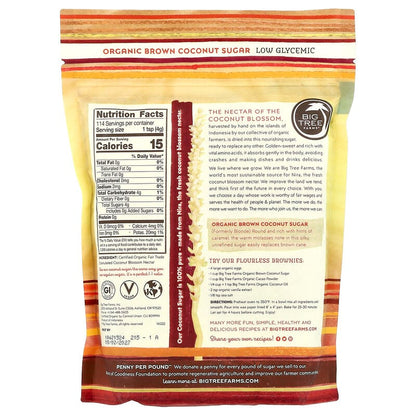 Big Tree Farms, Organic Brown Coconut Sugar, 1 lb (454 g)