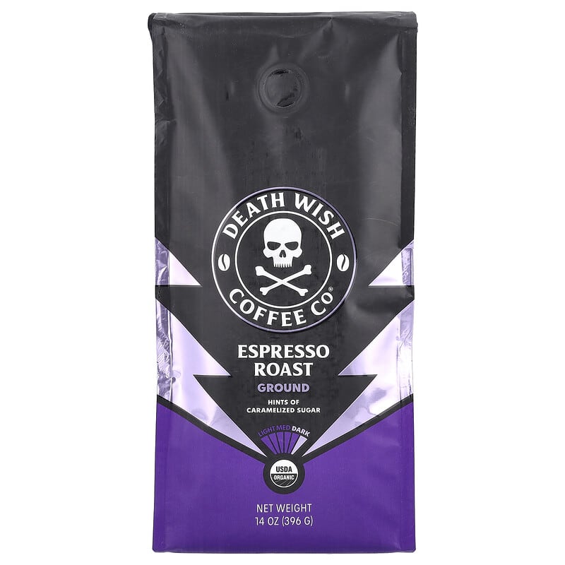 Death Wish Coffee, Flavored Ground Coffee, Vanilla, 10 oz (283 g)