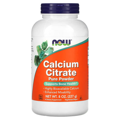 NOW Foods, Calcium Citrate, Pure Powder, 8 oz (227 g)