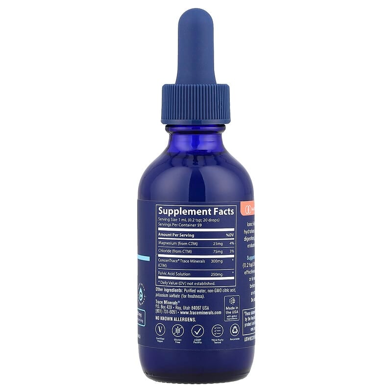 Trace, Ionic Fulvic Acid, 2 fl oz (59 ml)