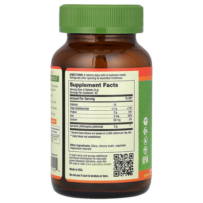 Nutrex Hawaii, Pure Hawaiian Spirulina, 3 g, 200 Tablets (500 mg per Tablet)