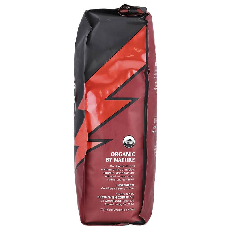 Death Wish Coffee, Whole Bean, Dark Roast, 16 oz (454 g)