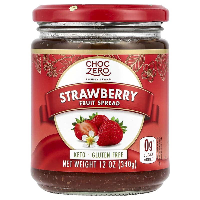 ChocZero, Strawberry Fruit Spread , 12 oz (340 g)