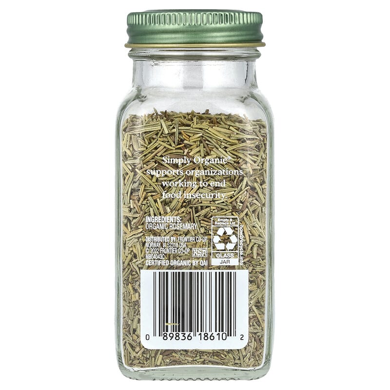 Simply Organic, Rosemary, 1.23 oz (35 g)