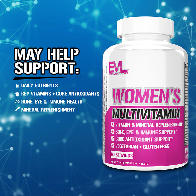 EVLution Nutrition, Women's Multivitamin, 120 Tablets