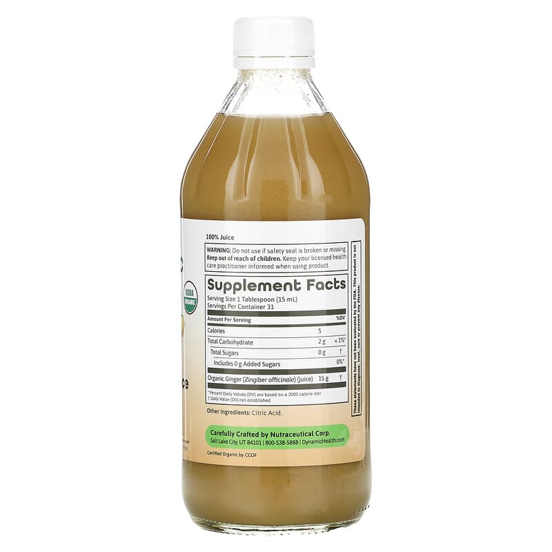 Dynamic Health, Ginger Juice, 16 fl oz (473 ml)