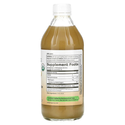 Dynamic Health, Ginger Juice, 16 fl oz (473 ml)