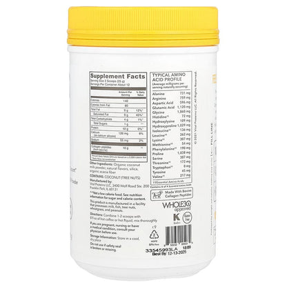 Vital Proteins, Collagen Creamer, Vanilla, 10.6 oz (300 g)