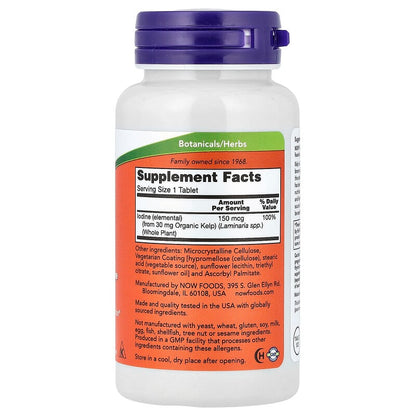 NOW Foods, Kelp, 150 mcg, 200 Tablets