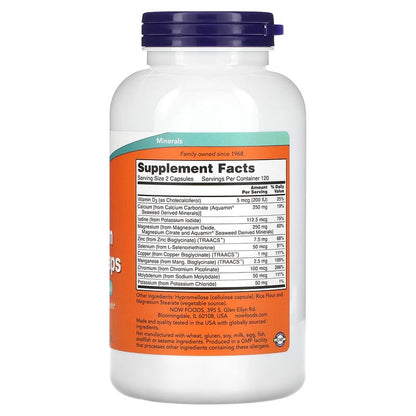 NOW Foods, Full Spectrum Minerals Caps, 240 Capsules