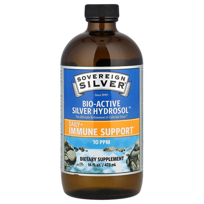 Sovereign Silver, Bio-Active Silver Hydrosol™, 10 ppm, 16 fl oz (473 ml)