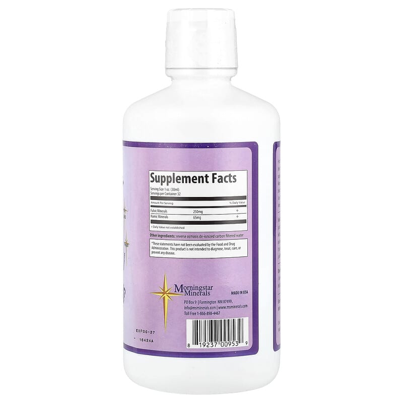 Morningstar Minerals, Inner Vitality, Fulvic/Humic Minerals, 32 oz (946 ml)