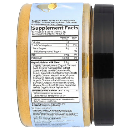 Garden of Life, Organics, Golden Milk, Recovery & Nourishment, 3.70 oz (105 g)