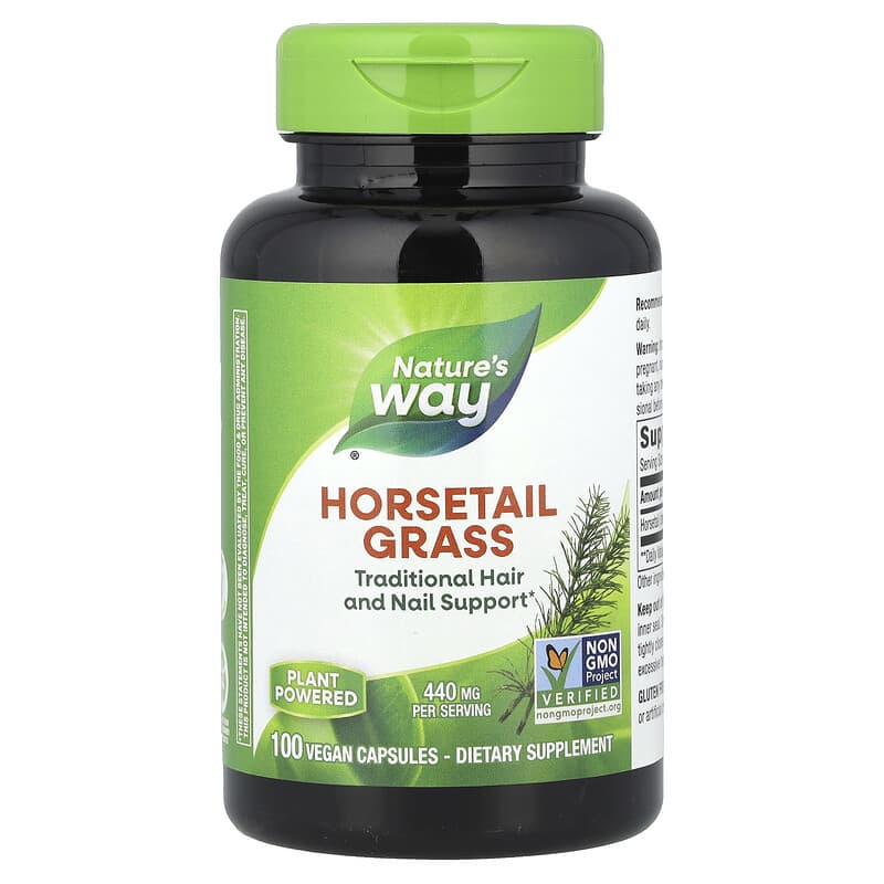 Nature's Way, Horsetail Grass, 440 mg, 100 Vegan Capsules