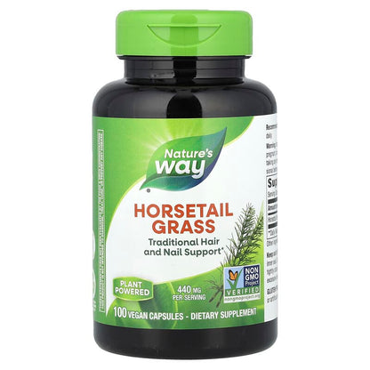 Nature's Way, Horsetail Grass, 440 mg, 100 Vegan Capsules