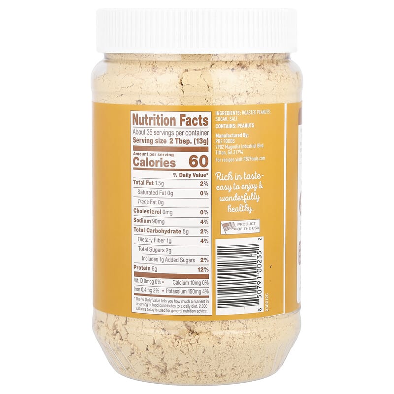 PB2 Foods, Original Powdered Peanut Butter, 16 oz (454 g)