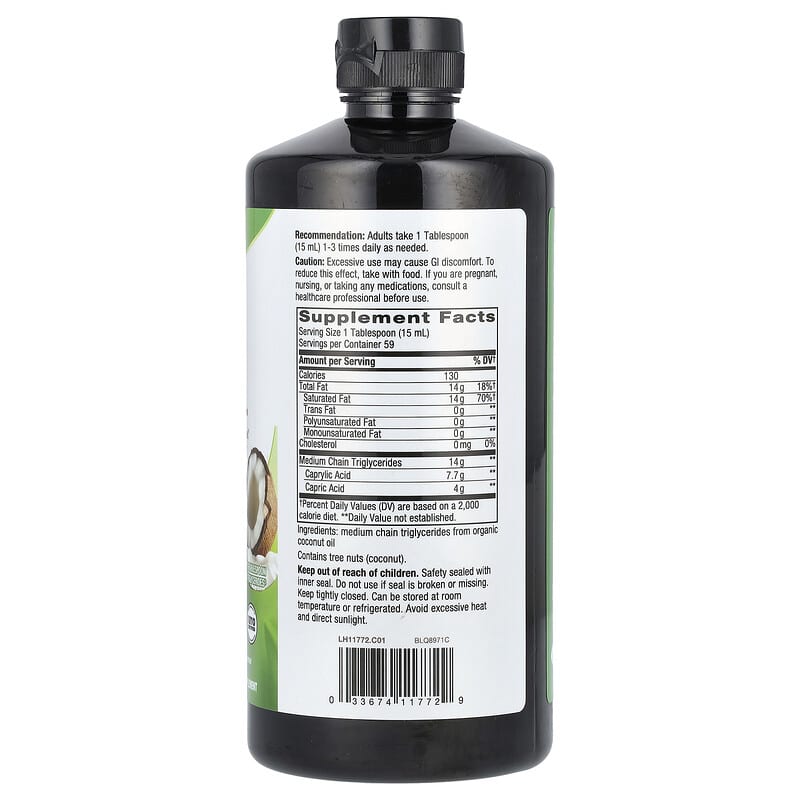 Nature's Way, Organic MCT Oil, 30 fl oz (887 ml)