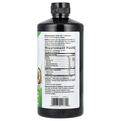 Nature's Way, Organic MCT Oil, 30 fl oz (887 ml)