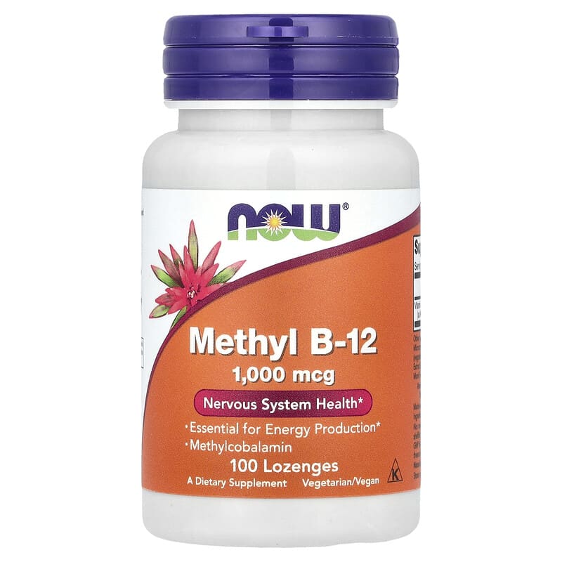 NOW Foods, Methyl B-12, 1,000 mcg, 100 Lozenges