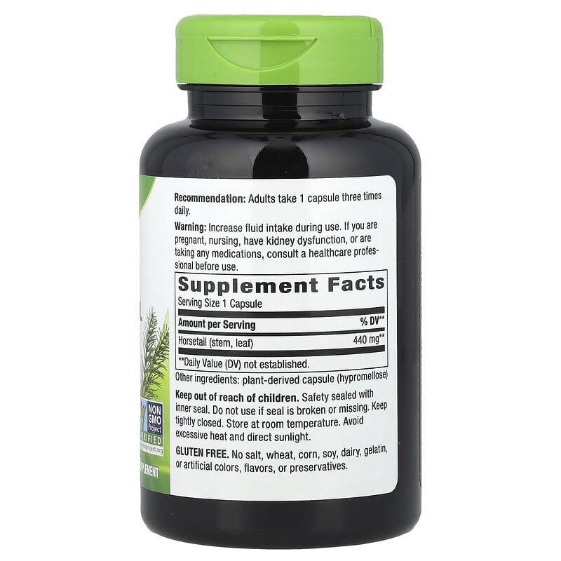 Nature's Way, Horsetail Grass, 440 mg, 100 Vegan Capsules