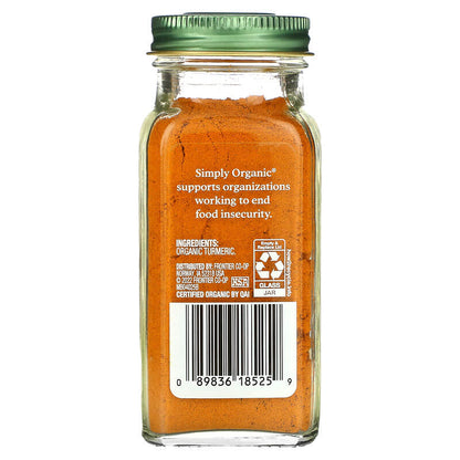 Simply Organic, Turmeric, 2.38 oz (67 g)