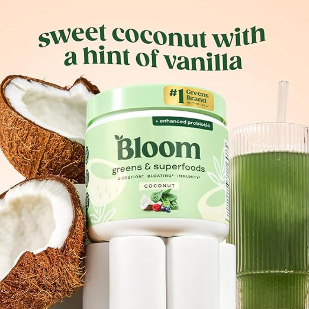 Bloom, Greens & Superfoods Coconut 30 servings 6.52 oz