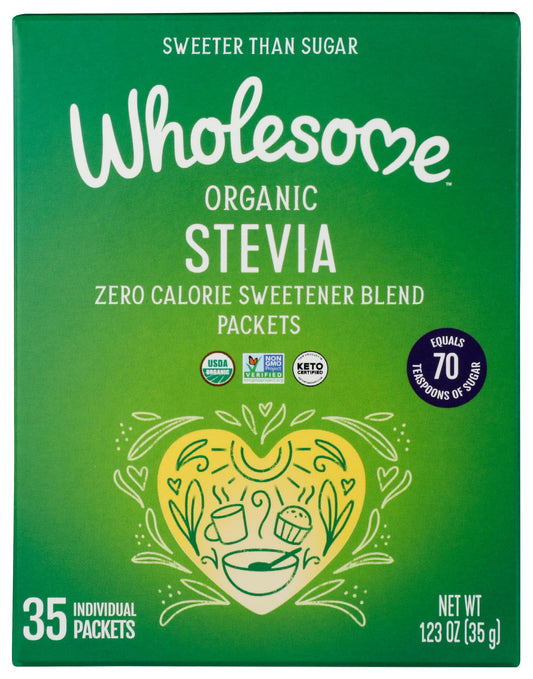 Wholesome Sweeteners Stevia - Organic - 35 Count - 1.23 Oz