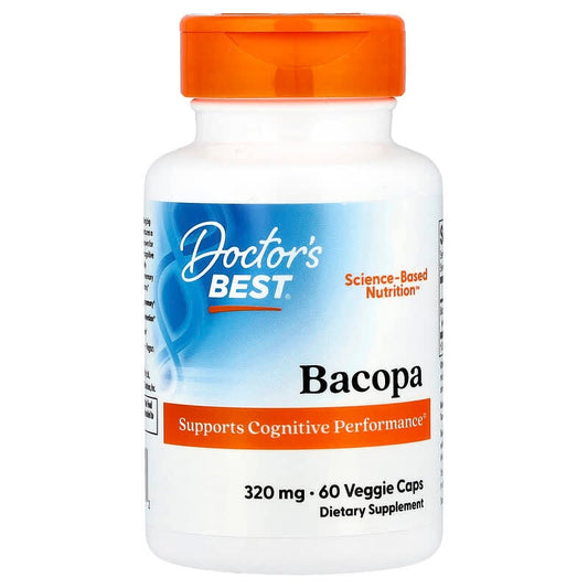 Doctor's Best, Bacopa , 320 mg, 60 Veggie Caps