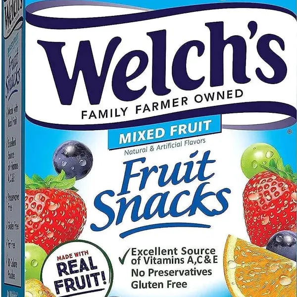 Welch's Gluten-free Mixed Fruit (0.9oz, Pack of 40)